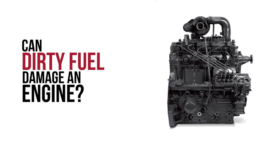 Can contaminated fuel damage an engine?